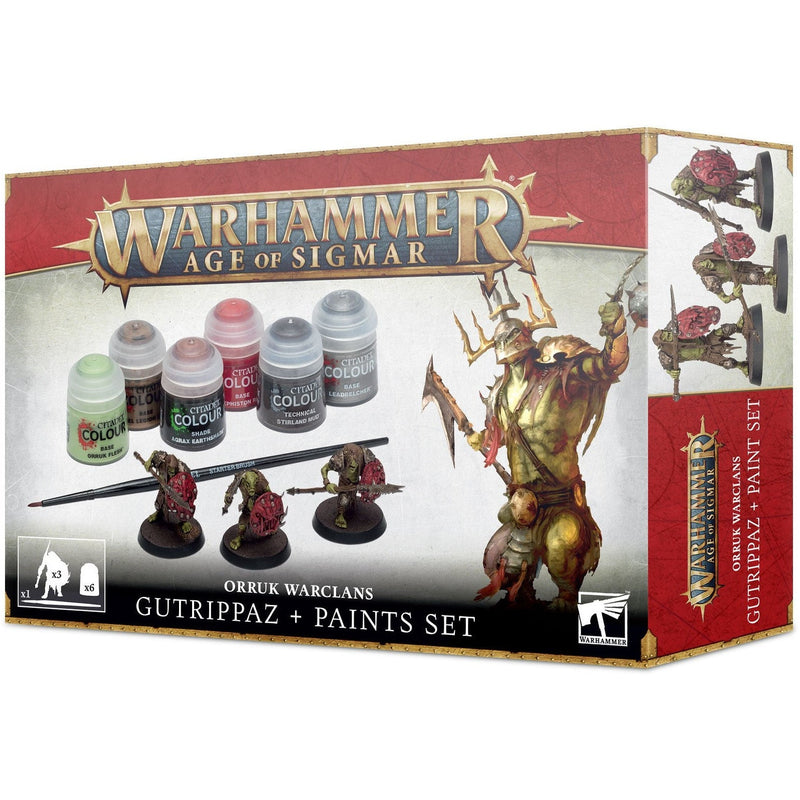 Aos Orruk Warclans Gutrippaz + Paint Set (60-09)