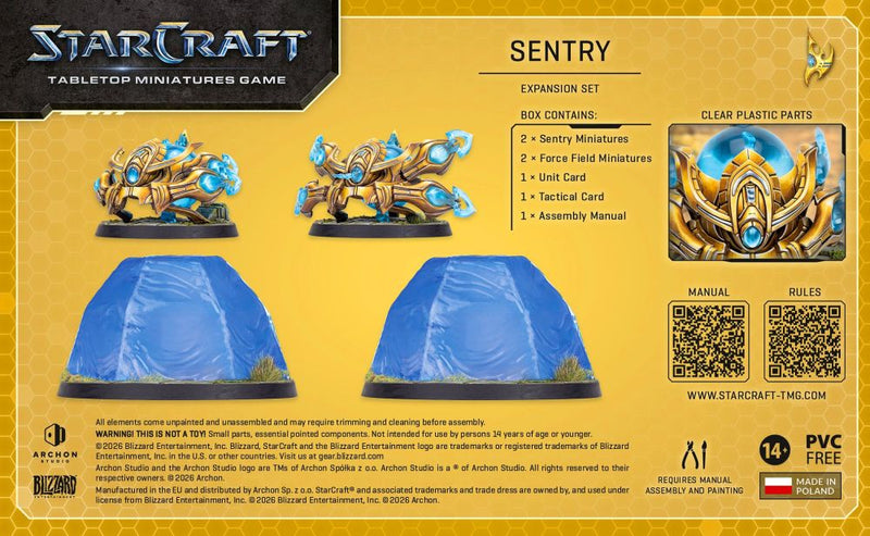 Starcraft Miniatures Games: Protoss - Sentry - Expansion Set