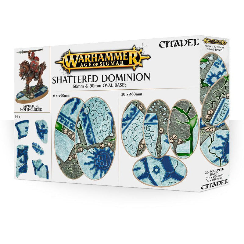 Aos Shattered Dominion 60 And 90mm Oval Bases