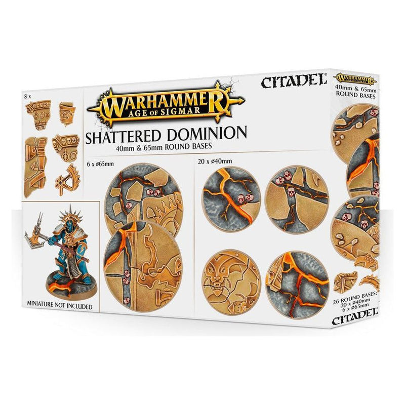 Aos Shattered Dominion 40mm And 65mm Round Bases