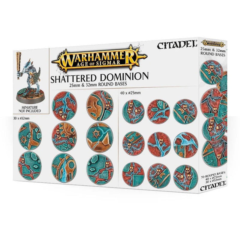 Aos Shattered Dominion 25mm And 32mm Round Bases (66-96)