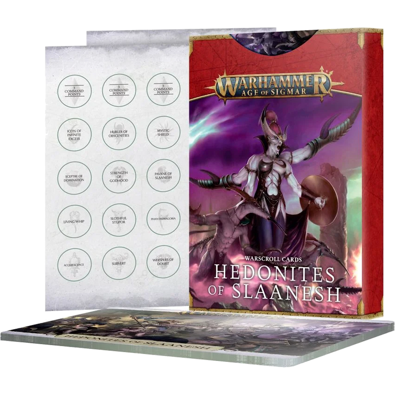 AoS Warscroll Cards:  Hedonites of Slaanesh (83-71)