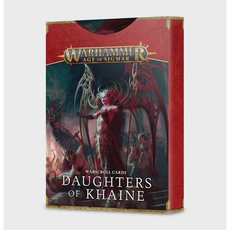 Aos Daughters Of Khaine - Warscroll Cards (85-06)