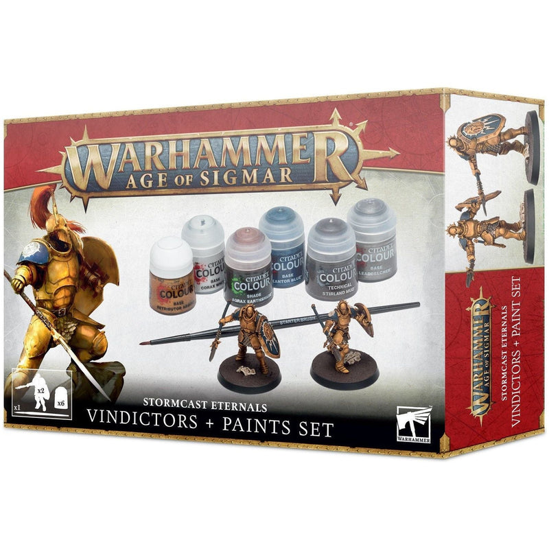 Aos Stormcast Eternals Vindictors + Paint Set 60-10