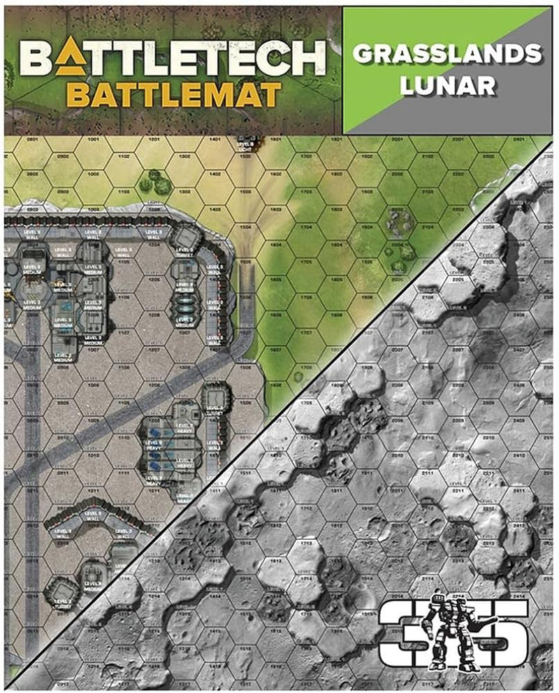 Battletech - Battle Mat - Grasslands / Luna