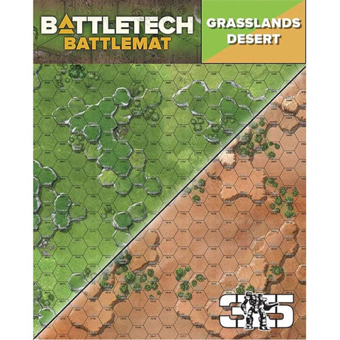 Battletech - Battle Mat - Grasslands / Desert