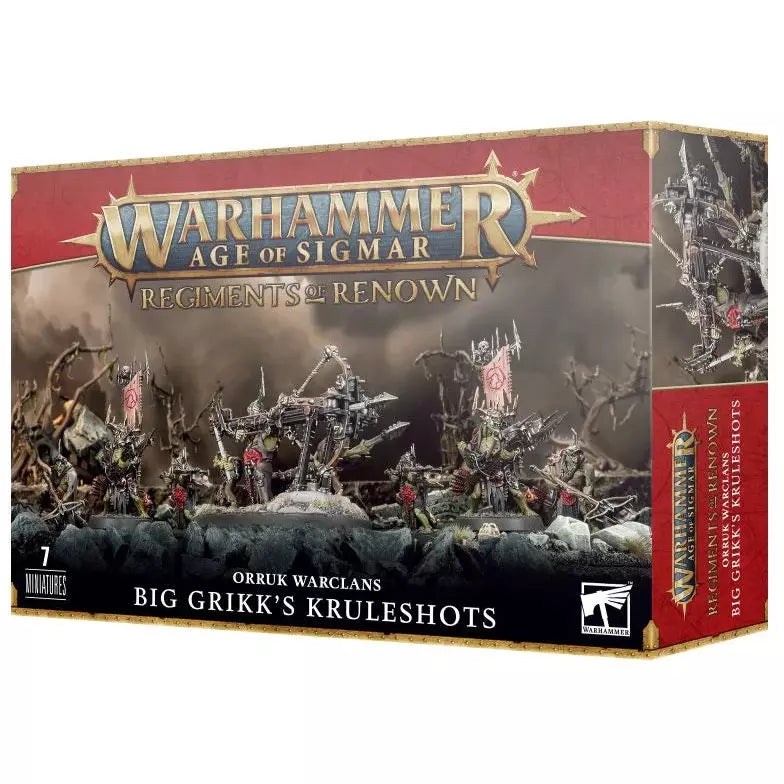 AOS Regiments of Renown - Orruk Warclans: Big Grikk's Kruleshots (71-17)