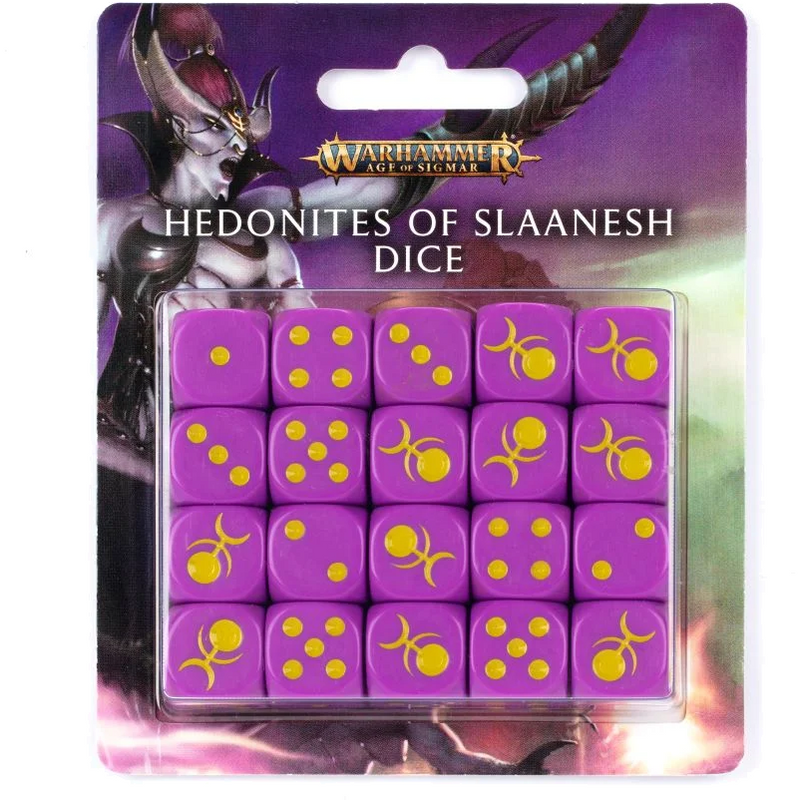 AoS Hedonites of Slaanesh - Dice Set (83-94)