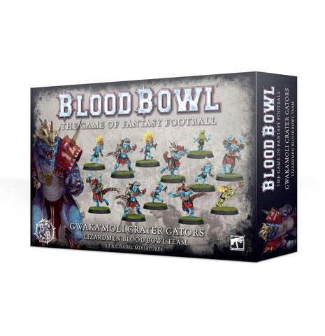 Lizardmen Blood Bowl Team Gwaka'moli Crater Gators