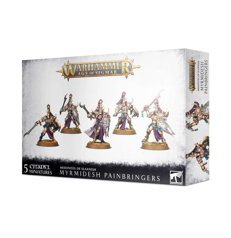 Hedonites of Slaanesh: Myrmidesh Painbringers/ Symbaresh Twinsouls