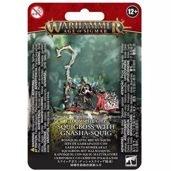 AoS Gloomspite Gitz - Squigboss With Gnasha-squig (89-75)