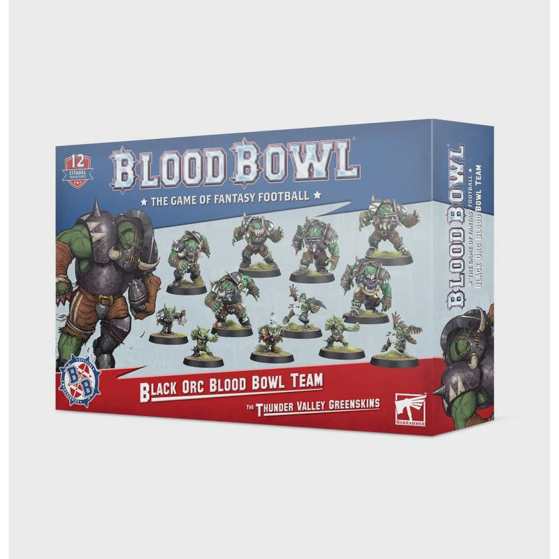 Blood Bowl Team - Black Orc Team The Thunder Valley Greenskins (202-12)