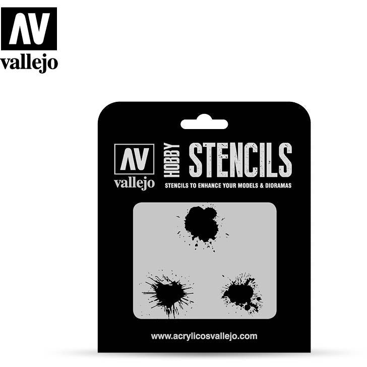 Vallejo Stencils - Texture Effects Paint Stains