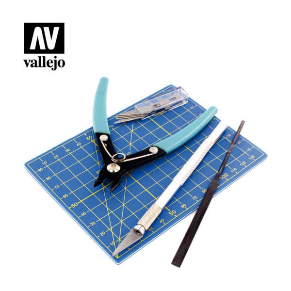 Vallejo Tools 9pc Plastic Modeling Tool Set