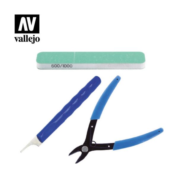 Vallejo Hobby Tools - Plastic Models Preparation Tool Kit