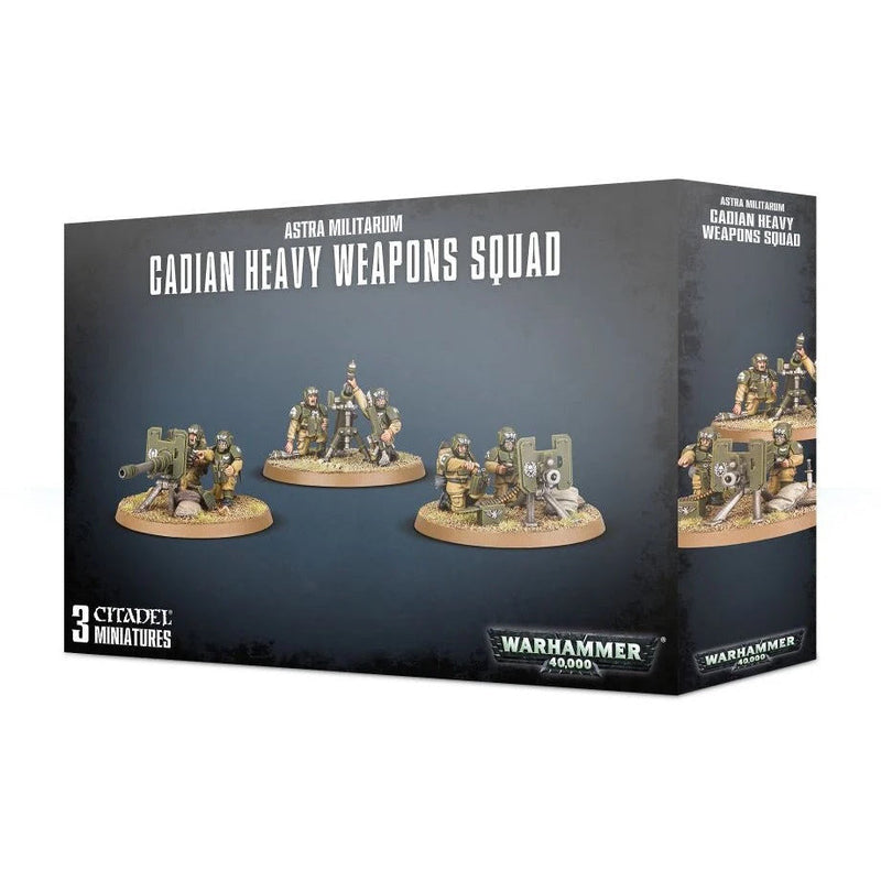 40k Astra Militarum - Cadian Heavy Weapon Squad (47-19)