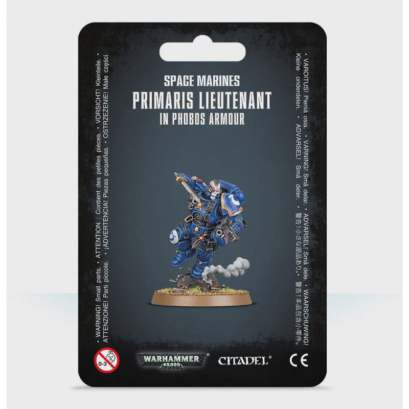 40k Space Marines - Primaris Lieutenant In Reiver Armour (48-64)