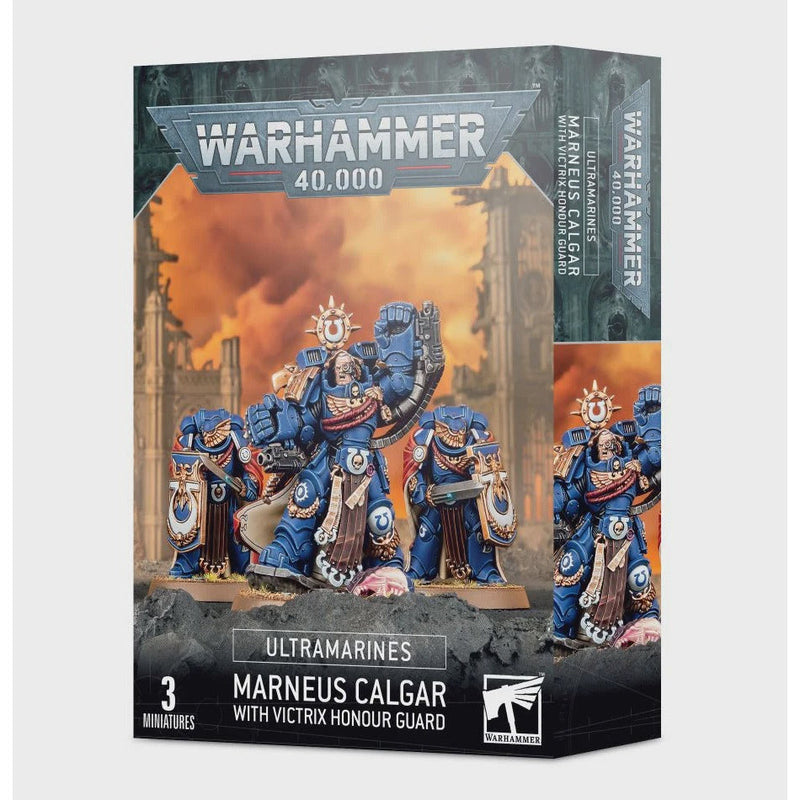 40k Ulltramarines - Marneus Calgar With Victrix Honour Guard (55-21)