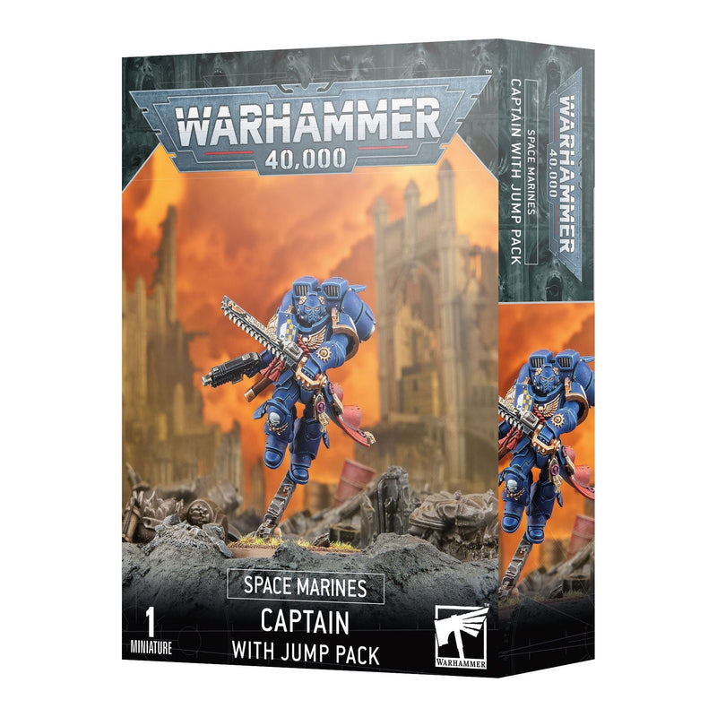 40K Space Marines: Captain With Jump Pack (48-17)