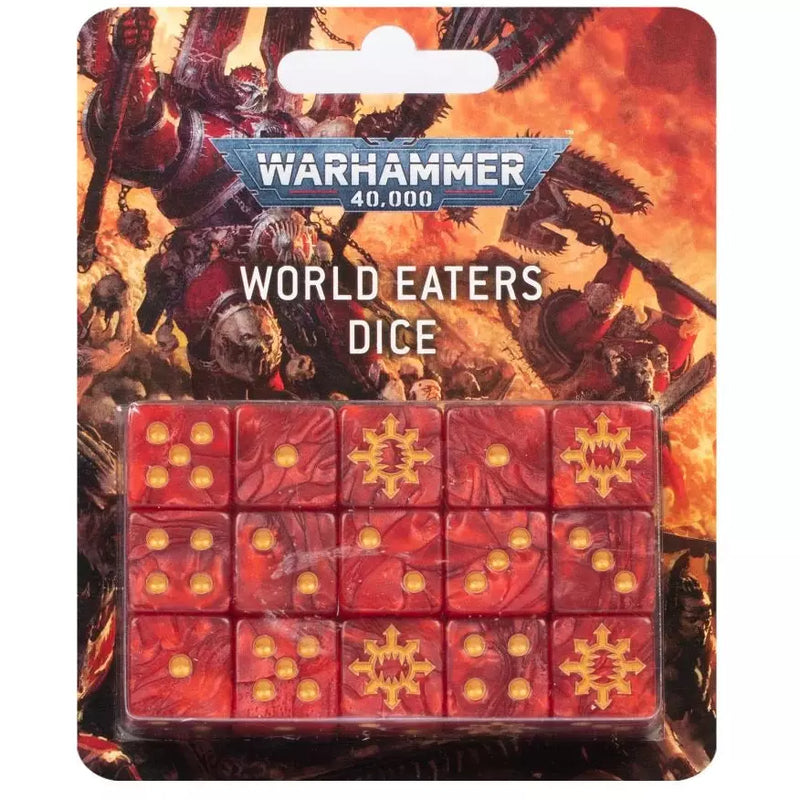 40K World Eaters - Dice Set (43-33)