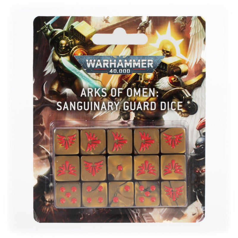 40K Arks of Omen: Sanguinary Guard: Dice Set (41-46)