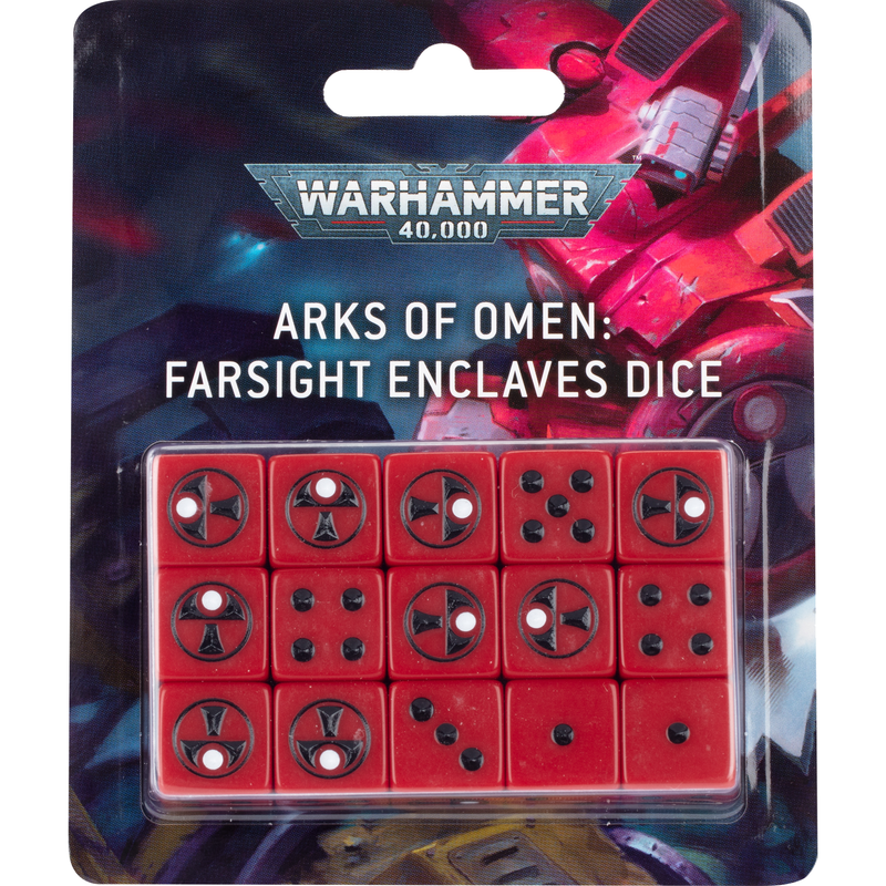 40K Arks of Omen: Farsight Enclaves: Dice Set (56-65)