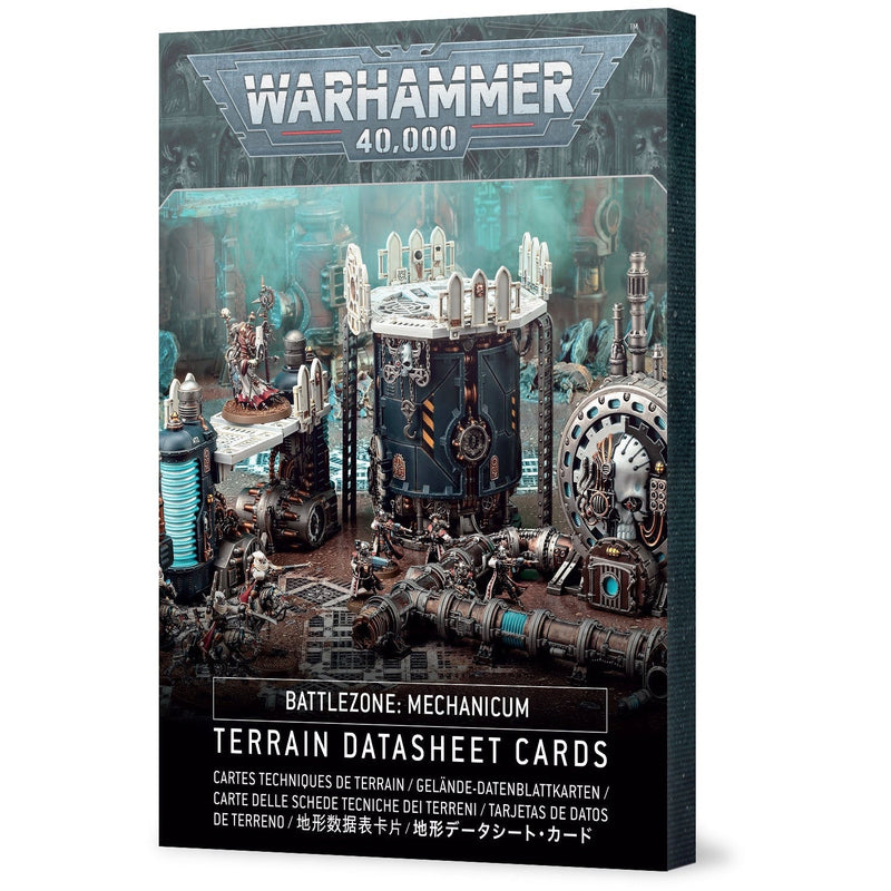 40k Warhammer Battlezone - Terrain Datasheet Cards- Mechanicum (Discontinued)